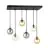 Emibig Pendel Lampe Cosmo Stål Svart | Egnet for 6x E14 - Max 10W