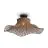 Good&Mojo Taklampe Ibiza Bambus Svart L | Egnet for 1x E27 