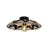 Good&Mojo Taklampe Andros Svart/Natural | Egnet for 1x E27 