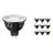 Fordelspakning 10x Philips Master LED Spot GU5.3 MR16 6.7W 440lm 60D - 930 varm hvit | beste fargegjengivelse - dimbar - erstatter 35W