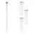 Fordelspakning 10x Philips LED Lysrør T8 CorePro (EM/Mains) Standard Output 8W 800lm - 840 kald hvit | 60cm - erstatter 18W