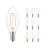 Fordelspakning 10x Philips Corepro LED Mignon E14 filament klar 2W 250lm – 827 – ekstra varm hvit | erstatter 25W