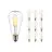 Fordelspakning 10x Noxion Lucent LED E27 Pære filament klar 4W 470lm - 827 ekstra varm hvit | erstatter 40W
