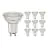 Fordelspakning 10x Noxion LED spot GU10 PAR16 4W 345lm 36D - 827 ekstra varm hvit | dimbar - erstatter 50W