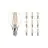 Fordelspakning 10x Noxion Lucent Lustre LED E14 Ball filament klar 2.5W 250lm – dimbar - erstatter 25W