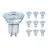 Fordelspakning 10x Ledvance Performance LED spot Reflektor GU10 PAR16 4.5W 350lm 36D - 940 kald hvit | beste fargegjengivelse - dimbar - erstatter 50W