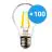 Fordelspakning 100x Noxion Lucent LED E27 Pære filament klar 7W 806lm - 840 kald hvit | erstatter 60W