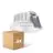 Fordelspakning 4x Ledvance LED spot Air Fix Aluminium Hvit 6W 480lm 36D - 927 ekstra varm hvit | Utskjæring 68mm - IP65 - beste fargegjengivelse - dimbar