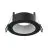 Noxion LED Spot Ares Dyp ring Svart - med Inner Sirkel Hvit | Utskjæring 68mm - incl. GU10 Fitting