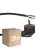 Fordelspakning 25x Noxion Power Strømforsyningskabel Svart - Schuko Europlug + Åpne ender - 2m - 3 pole 0,75mm2