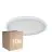 Fordelspakning 10x D'Lite Taklampe Luma Hvit 18W 1700lm - 827 Ekstra Varm Hvit | IP44 - 29cm
