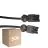 Fordelspakning 50x Noxion GST - Kompatibel Forlengelseskabel Svart - Male + Female - 1m - 3 pole 1,5mm2