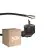 Fordelspakning 50x Noxion Power Strømforsyningskabel Svart - Schuko Europlug + Åpne ender - 3m - 3 pole 0,75mm2