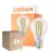 Fordelspakning 4x Osram Parathom Classic LED E27 Pære Filament Klar 6.5W 806lm - 822-827 Dim To Warm | Dimbar - Erstatter 60W