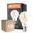 Fordelspakning 10x Ledvance Classic Performance LED Pære B22d Pære filament klar 6.5W 806lm - 827 ekstra varm hvit | erstatter 60W