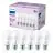 Fordelspakning 6x Philips Pære LED E27 Pære Matt 13W 1521lm - 840 Kald Hvit