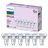 Fordelspakning 6x Philips LED Spot GU10 PAR16 5W 355lm 36D - 827 Ekstra Varm Hvit