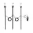 Fordelspakning 3x Eglo Pigg Lys Zancaro 1 Aluminium Svart 1W 130lm - 830 Varm Hvit | IP44