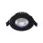 Noxion LED Vippbar Slim Spot Svart Runde 6W 550lm 60D - 927 Ekstra Varm Hvit | 85mm - IP54 - Dimbar - Beste Fargegjengivelse