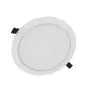 Ledvance Downlight Slim Alu Aluminium Hvit 19W 2000lm 90D - 840 Kald Hvit | Utskjæring 205 - IP44 - Dali Dimbar 
