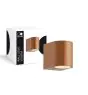 D'Lite Veggbelysning Vossem Bronze| IP54 - Egnet for 1x GU10 
