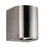 Nordlux Canto 2 Veggbelysning Rustfritt Stål Up & Down - 10.6W 500lm - 830 Varm Hvit | IP44