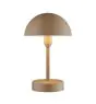 Nordlux Ellen To-Go Bordlampe Brun 2.8W 300lm - 830 Varm Hvit  | IP44 - Dimbar - med Dimmebryter - Batteri