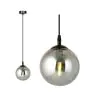 Emibig Pendel Lampe Cosmo Stål Svart | Egnet for 1x E14 - Max 10W