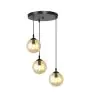 Emibig Pendel Lampe Cosmo Stål Svart | Egnet for 3x E14 - Max 10W