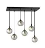 Emibig Pendel Lampe Cosmo Stål Svart | Egnet for 6x E14 - Max 10W