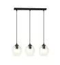 Emibig Pendel Lampe Istar Stål Svart | Egnet for 3x E27 - Max 10W