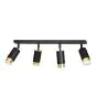 Emibig Taklampe Hiro Stål Svart | Egnet for 4x GU10 - Max 10W