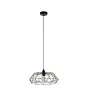 Eglo Pendel Lampe Carlton 2 Stål Svart | IP20 - Egnet for 1x E27 