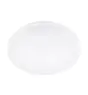 Eglo Vegg og Taklampe Frania-S Stål Hvit 18W 1850lm - 840 Kald Hvit | IP44 