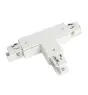 3 Phase T-connector V earth right - hvit