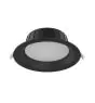 Noxion LED Downlight Hera Medium Innfelt Svart 15W 1500lm 80D - 827-830-840 CCT | 176mm - Utskjæring 150mm