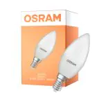 Osram Classic LED E14 Mignon Matt 3.3W 250lm - 840 Kald Hvit | Erstatter 25W