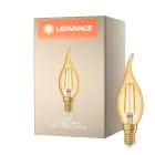Ledvance Vintage 1906 LED E14 Mignon gull 1.5W 120lm - 824 ekstra varm hvit | erstatter 15W