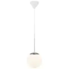Nordlux Café Pendel Lampe Glass Hvit | Egnet for E27