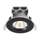 Fordelspakning 3x Nordlux Downlight Fremont Metall Svart 4.5W 345lm 36D - 827 Ekstra Varm Hvit | 85mm - IP65 - Dimbar
