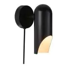 DFTP by Nordlux Rochelle Veggbelysning Metall Svart | 76mm - Egnet for GU10