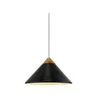 DFTP by Nordlux Kinto Pendel Lampe Metall og Tre Svart | 420mm - Egnet for E27