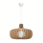 Nordlux Hazo 65 Pendel Lampe Tre Brun | Egnet for 1x E27