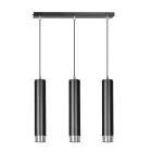 Emibig Pendel Lampe Kibo Stål Svart | Egnet for 3x GU10 - Max 10W
