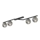 Emibig Taklampe Naton Stål Svart | Egnet for 4x E14 - Max 10W
