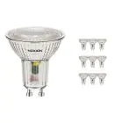 Fordelspakning 10x Noxion LED spot GU10 PAR16 3.7W 270lm 36D - 840 kald hvit | erstatter 35W