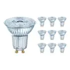 Fordelspakning 10x Ledvance Performance LED spot Reflektor GU10 PAR16 4.5W 350lm 36D - 940 kald hvit | beste fargegjengivelse - dimbar - erstatter 50W