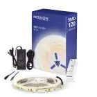 Noxion LED Strip Naga 5 Meter Komplet set - Smart Wifi - 24V - 120LEDs/m - 9.6W/m - 965 Daglys | 8mm - IP20 - Beste Fargegjengivelse - SMD2835