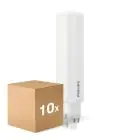Fordelspakning 10x Philips CorePro PL-C LED 9.5W 990lm - 830 Varm Hvit | 4-Stift - Erstatter 26W