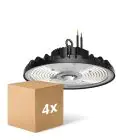 Fordelspakning 4x Noxion LED Highbay Ecowhite V2.0 200W 32000lm 90D - 840 Kald Hvit | IP65 - 1-10V Dimbar